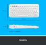 Клавиатура Logitech Keyboard K380 Dark Offwhite Wireless Bluetooth RTL, Multi-Device (id 2976)