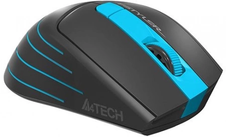 Мышь A4Tech Fstyler FG30 серый/синий оптическая 2000dpi беспров. USB 6but (FG30 BLUE) (id 39824)