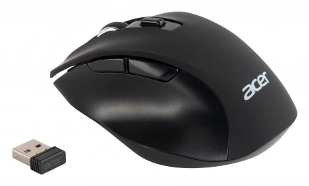 Мышь Acer OMR140 черный оптическая 1600dpi беспров. USB 6but (ZL.MCEEE.00G) (id 29371)