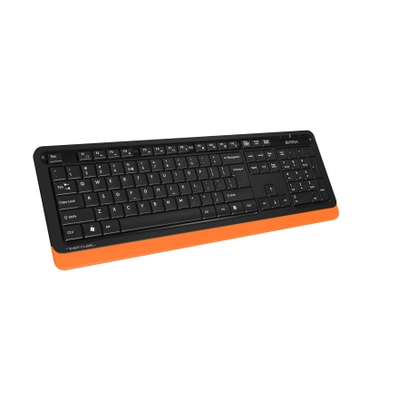Клавиатура + мышь A4Tech Fstyler FG1010 клав:черный/оранжевый мышь:черный/оранжевый USB беспроводная Multimedia (FG1010 ORANGE) (id 39185)
