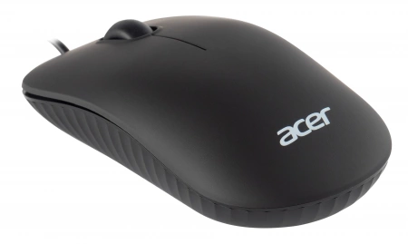 Мышь компьютерная/ Проводная мышь ACER OMW122 оптическая (1200dpi) soft-touch (3but) black (id 27303)