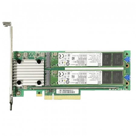Ssd накопитель HPE NS204i-p x2 Lanes NVMe PCIe3 x8 Boot Device (id 24325)