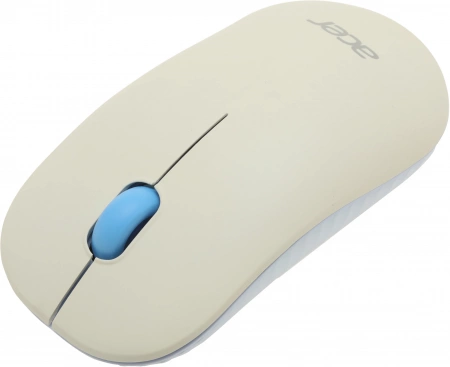 Клавиатура + мышь Acer OCC205 клав:белый мышь:белый/голубой USB беспроводная slim (ZL.ACCEE.00C) (id 32294)