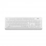 Клавиатура + мышь A4Tech Fstyler FG1010 клав:белый/серый мышь:белый/серый USB беспроводная Multimedia (FG1010 WHITE) (id 39184)