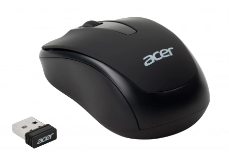 Мышь Acer OMR133 черный оптическая (1000dpi) беспроводная USB для ноутбука (2but) (id 27523)