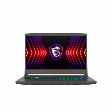 Ноутбук MSI Thin 15 B2RVE-3451XRU Intel Core 7-240H / 16GB DDR4 / 512GB / 15.6" FHD (1920x1080) IPS, Anti-Glare, 144Hz, 250nits / NVIDIA GeForce RTX 4050 6GB / LAN / WiFi / BT / CAM / 52.4Whr / 120W ext / NoOS / Grey / 1Y (id 54439)
