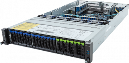Шасси серверное Gigabyte Server Platform R283-S98 / 2U / 2xIntel (Gen 4/5) / 2xHS / 32xDIMM / 8xSFF NVMe/SATA/SAS + 16xSFF SATA/SAS + 2xSFFSATA/SAS / 2x1GbE / 2xOCP 3.0 / 4xFHHL / 2x2000W / Rails (id 35683)
