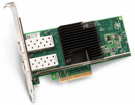 Сетевой адаптер Intel Ethernet Server Adapter X520-DA2 10Gb Dual Port, SFP+, transivers no included, LP and FH brackets included, bulk, 1 year (id 27900)