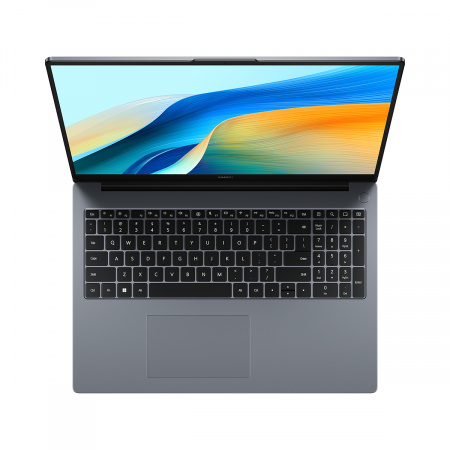 Ноутбук Huawei MateBook D16 Intel Core i7 13700H / 16GB LPDDR4x / 1TB SSD / 16" WUXGA (1920x1200) IPS, 60Hz, 300nits, AntiGlare / Intel UHD Graphics (HDMI+USB-C) / FingerPrint / WiFi / BT / CAM / no BacklitKB / 56WHr / 65W / NoOS / Grey / 1Y (id 56552)