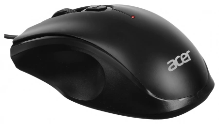 Мышь компьютерная/ Проводная мышь Acer OMW020 оптическая (1600dpi) USB (3but) black (id 30865)