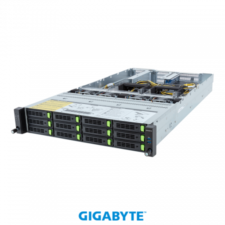 Шасси серверное Gigabyte Server Platform R283-SF0 / 2U / 2xIntel (Gen4/5) / 2xHS / 32xDIMM / 12xLFF NVMe/SAS/SATA / 4xGPUs DS / 1xOCP 3.0 / 1xFHHL / 2x2700W / Rails / 1Y (id 40435)