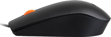 Мышь Lenovo 300 черный/оранжевый оптическая 1600dpi USB для ноутбука 2but (GX30M39704) (id 39106)