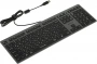 Клавиатура A4Tech FX60H серый USB slim LED (FX60H GREY/WHITE) кабель 1.5м (id 58839)