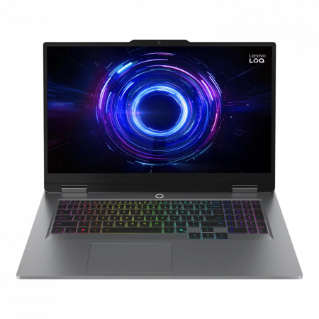 Ноутбук Lenovo LOQ 17IRX10/ Intel Core i5 13450HX/16Gb/ 512GB/ 17.3"(1920x1080)IPS 300nits AG 100% NTSC/ NVIDIA GeForce RTX5050 8Gb/ LAN/ WiFi/ BT/ TPM/ FHDCam/ BKLTKB/ 60Wh/ NoOS/ Luna Grey/1Y(83JH0089RK) (id 54303)