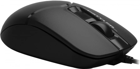 Мышь A4Tech Fstyler FM12S черный оптическая 1200dpi silent USB 3but (FM12S BLACK) (id 39450)