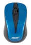 Мышь Acer OMR132 синий/черный оптическая (1000dpi) беспроводная USB для ноутбука (2but) (id 27522)