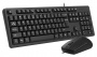 Клавиатура + мышь A4Tech KK-3330S клав:черный мышь:черный USB (KK-3330S USB (BLACK)) (id 39197)
