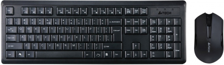 Клавиатура + мышь A4Tech V-Track 4200N клав:черный мышь:черный USB беспроводная Multimedia (id 39203)