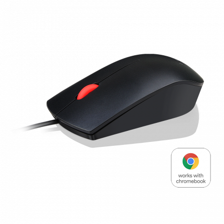 Компьютерная мышь Lenovo Essential USB Mouse (1600 DPI - Optical sensor, USB Cable 1.8 m) (id 32719)