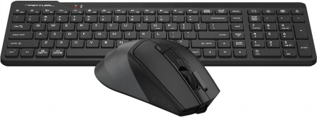 Клавиатура + мышь A4Tech Fstyler FG2400 Air2 клав:черный мышь:черный USB беспроводная slim (FG2400 AIR2 BLACK) (id 39191)