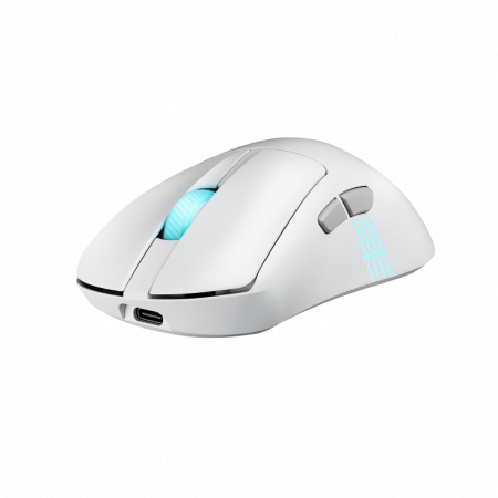 Мышь ASUS ROG KERIS II ORIGIN, 54g, Wired, 2.4GHz RF, Bluetooth 5.1, 42K DPI sensor, 5 Programmable Buttons, White (id 38019)