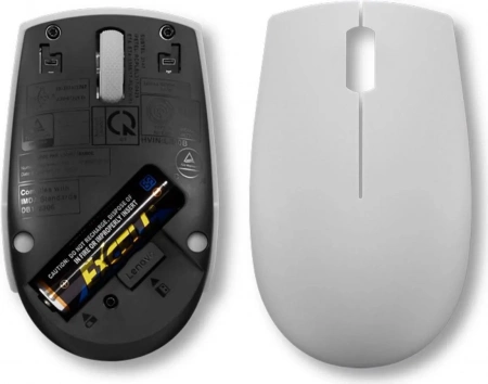 Мышь Lenovo 300 Wireless Compact серый оптическая 1000dpi беспров. (GY51L15678) (id 39210)