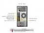 Серверная платформа Supermicro Mini-Tower 1*LGA1718 (AMD EPYC™ 4004 / 4005, Ryzen™ 7000 / 9000), 4x DDR5 Up to 192GB, 4x fixed 3.5" SATA, 2x M.2 NVMe PCIe 5.0 x4 (M-key 2280/22110), 2x 5.25" bays, 1x PCIe 5.0 x16 FHFL, 1x RJ45 1GbE wi