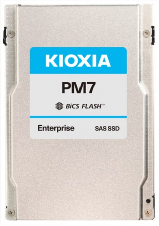 Ssd накопитель KIOXIA Enterprise SSD 1920GB 2,5" 15mm (SFF) PM7-R, SAS 24G (SAS-4, 22,5Gbit/s), R4200/W3400MB/s, IOPS(R4K) 720K/155K, MTTF 2,5M, 1DWPD (Read Intensive), TLC, (KPM71RUG1T92) (id 15913)