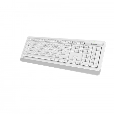 Клавиатура + мышь A4Tech Fstyler FG1010 клав:белый/серый мышь:белый/серый USB беспроводная Multimedia (FG1010 WHITE) (id 39184)