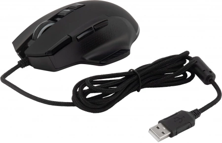 Мышь игровая компьютерная/ Проводная игровая мышь ACER OMW180 Wired USB Gaming Mouse (6400dpi) RGB (9but) black (id 39561)