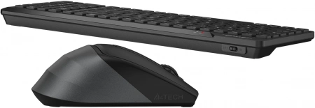 Клавиатура + мышь A4Tech Fstyler FG2400 Air2 клав:черный мышь:черный USB беспроводная slim (FG2400 AIR2 BLACK) (id 39191)