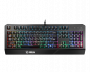 клавиатура проводная Gaming Keyboard MSI VIGOR GK20, Wired, membrane Keyboard with ergonomic keycaps and wrist rest. 12 Key Anti-ghosting Capability. Water Resistant (spill-proof), Static multi-colour backlighting, Black (id 32084)