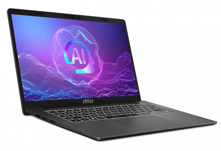 Ноутбук MSI Modern A14 AI+ F3HMG-041XRU AMD Ryzen AI 5 330 / 16GB / 512GB SSD / 14" (1920x1200) IPS, 300 nits,100% DCI-P3/ AMD Radeon/ LAN/WiFi/ BT/ HDcam+IR / BacklightKB/ 46,8WHr/ no OS/ 1Y (9S7-14SK21-041) (id 59801)