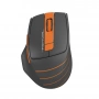 Мышь A4Tech Fstyler FG30S серый/оранжевый оптическая 2000dpi silent беспров. USB 6but (FG30S ORANGE) (id 39820)
