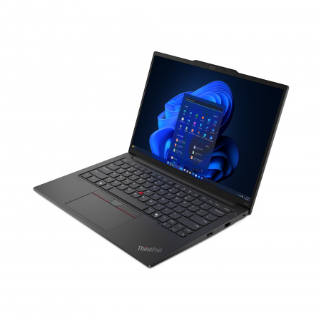Ноутбук Lenovo ThinkPad E14 Gen 6/Core Ultra 5 125U/32Gb/ 512GB/ 14"(1920x1200) IPS 300nits AG 45% NTSC/ Intel Graphics/ LAN/ WiFi/ BT/ TPM/ FPR / Thunderbolt/ HDCam/ 47Wh/ NoOs/ Black /1Y(21M80024US_32G)(id 59639)