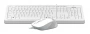 Клавиатура + мышь A4Tech Fstyler F1010 клав:белый/серый мышь:белый/серый USB Multimedia (F1010 WHITE) (id 39173)