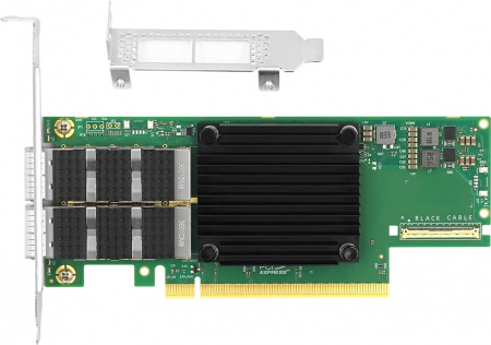Сетевой адаптер LR-Link LRES1160PF-2QSFP56 PCIe4.0 x16 Dual Port 200G NIC Card (id 51735)