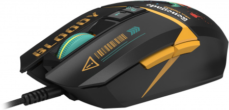 Мышь A4Tech Bloody W63 Max Renegade черный/рисунок оптическая 12000dpi USB (W63 MAX) (id 39796)