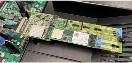 Контроллер Lenovo ThinkSystem M.2 RAID B540i-2i SATA/NVMe Adapter SR630 V3, SR650 V3, SR635 V3, SR655 V3 (id 40052)