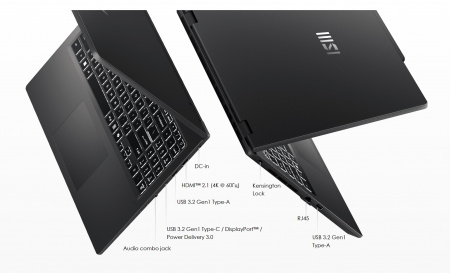 Ноутбук MSI VenturePro 16 AI A2HVEG-042XRUY Core Ultra 5 225H/ 16GB/ 512GB SSD/ 16"(2048x1280) OLED 400nits,100%DCI-P3, 120Hz/ 6Gb NVIDIA GeForce RTX4050/ LAN/WiFi/BT/TPM/ HDcam/ Backlight KB/ 55.2Whr/ no OS/ 1Y (9S7-261121-042) (id 60802)