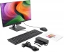 Моноблок Digma Action / Intel N95 / 8GB DDR4 / 256GB SSD / 21.5" (1920x1080) IPS, Anti-Glare, 250nits / Intel UHD Graphics / LAN / WiFi / BT / CAM / Card-Reader / Win 11 Pro / 60W ext / KB&M (USB) / Black / 1Y (id 55600)