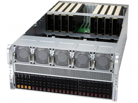 Серверная платформа Supermicro 5U AS-5126GS-TNRT 2*LGA6096 up to 500W / 24*DDR5 RDIMM / 2*2.5 SATA + 8*2.5 NVME / 10*FHFL Gen5 x16 / M.2 2280-110 NVME / 2*10GbE BASE-T / 2*USB 3.0 / VGA / GPU support / 6*2700W (id 53886)