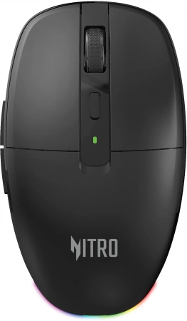 Мышь Acer Nitro OMR400 черный оптическая 3200dpi silent беспров. BT/Radio USB 6but (ZL.MCECC.05B) (id 38511)