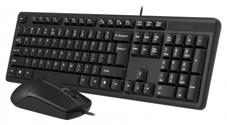 Клавиатура + мышь A4Tech KK-3330S клав:черный мышь:черный USB (KK-3330S USB (BLACK)) (id 39197)