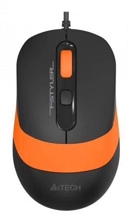 Клавиатура + мышь A4Tech Fstyler F1010 клав:черный/оранжевый мышь:черный/оранжевый USB Multimedia (F1010 ORANGE) (id 39174)