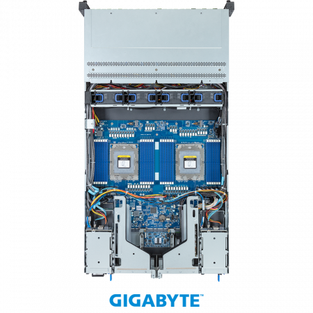 GIGABYTE R283-Z96-AAE1 / 2*LGA6096 (SP5) up to 400W / 24*RAM / 24*2.5" NVME + 4*2.5" SAS/SATA + 2*m.2 2280/22110 / 2*1Gb / 1*OCP 3.0 / 1*FHHL PCIe Gen5 x16 slot / 2*2000W / Rails / 1Y (id 39926)