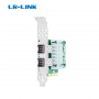 Сетевой адаптер PCIE 10GB FIBER 2SFP+ LREC9812BF-2SFP+ 94F2403 LR-LINK (id 32551)