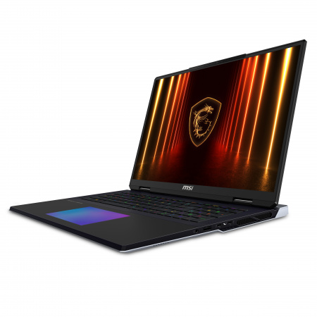 Ноутбук MSI Titan 18 HX AI A2XWJG-206RU Intel Core Ultra 9 275HX / 64Gb DDR5 / 2*2Tb SSD / 18" 3840x2400 IPS, 120Hz, MiniLED, HDR1000 / NVIDIA RTX 5090 24Gb / LAN / WiFi / BT / Thunderbolt 5 / Cam / 99.9Wh / Win 11 Home / Black / 1Y (id 34591)
