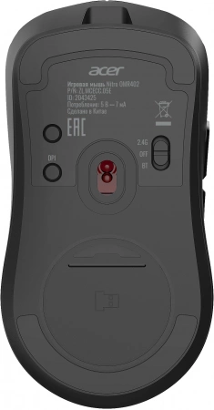 Мышь Acer Nitro OMR402 черный оптическая 26000dpi беспров. BT/Radio USB 5but (ZL.MCECC.05E) (id 39898)